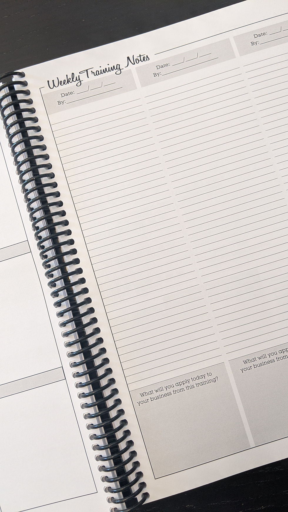 B&W Planner Kate Bullard Designs